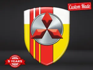 Mitsubishi Stickerdruck Racing Luxus Professionell